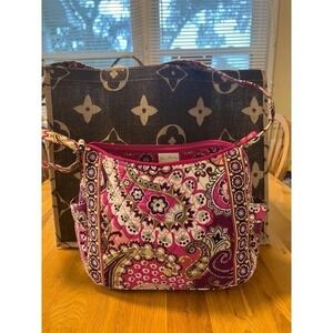 Vera Bradley Vibrant Pink Paisley Crossbody/Shoulder purse
